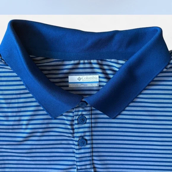 Blue Striped Polo Shirt - Picture 2 of 4